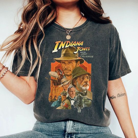 Vintage Indiana Jones Adventure Disneyland 1995 Shirt, Indiana Jones Shirt