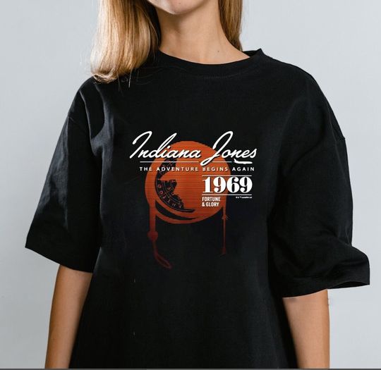 Retro Indiana Jones And The Dial Of Destiny 1969 T-Shirt, Disneyland Jones Shirt