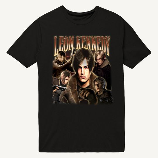 Leon Kennedy 90s Vintage Shirt, Leon Kennedy Shirt, Leon Kennedy Tee