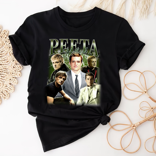 Peeta Mellark Merch T-Shirt, Hunger Games Book T-Shirt