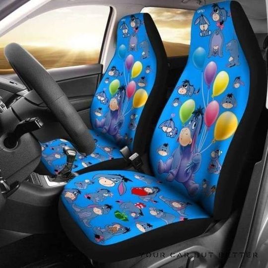 Eeyore Cartoon Car Seat Cover, Winnie The Pooh Car Seat Protector, Disney Eeyore Car Cover