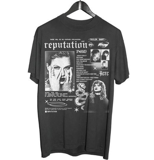 Vintage Reputation T-Shirt, Eras Tour Gift, taylor version Shirt