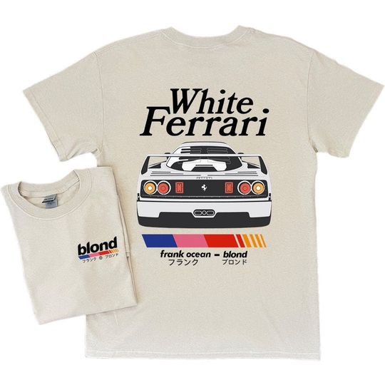 Frank Ocean Blond White Ferrar T Shirt