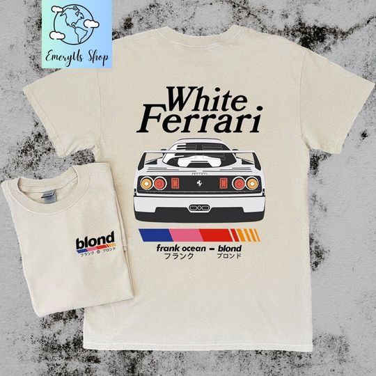 Frank Ocean Blond White Ferrar T Shirt
