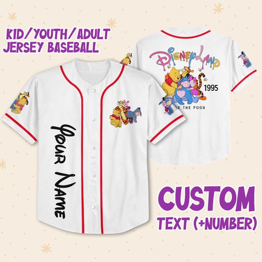 Personalize Winnie The Pooh Disneyland Est 1995