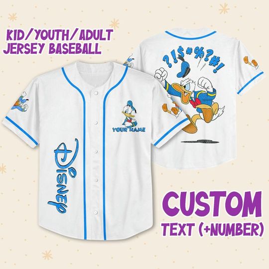 Personalize Vintage Disney Donald Duck Angry