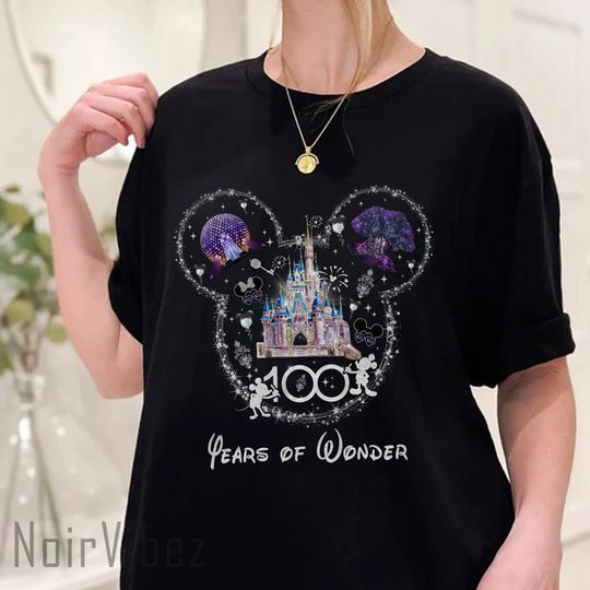 Discover Disney 100 Years of Wonder Shirt, Disneyland 100th Anniversary T-Shirt