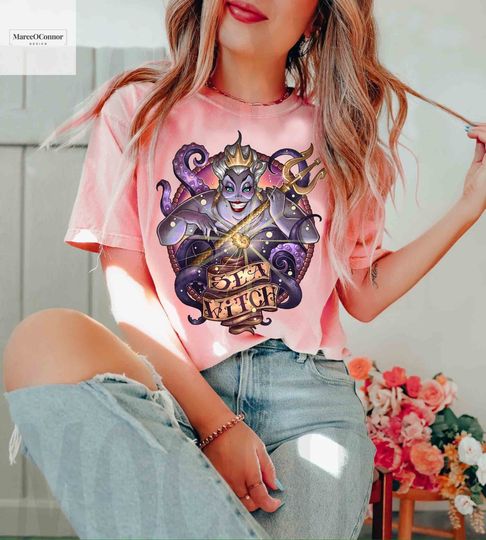 Ursula Sea Witch  Shirt, Disney Villain's Shirt, Ursula Sea Witch  Shirt, Disney Sea Witch Shirt