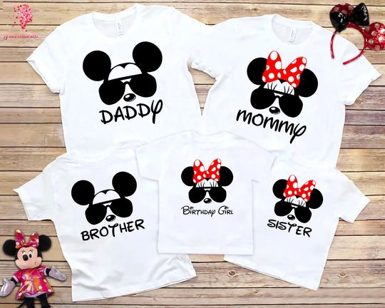 Disney birthday shirt, mickey mouse birthday shirt