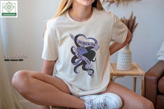 Ursula So Much For True Love Shirt, Disneyland The Little Mermaid T-shirt, Bad Female Tee, Wicked Witch Tee