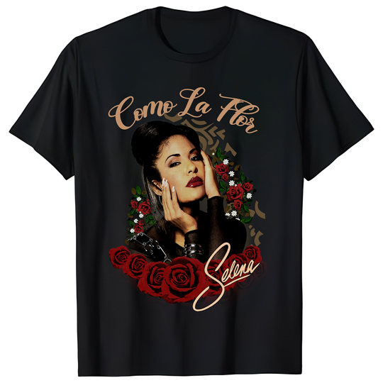 Limited Selena Quintanilla Shirt Como La Flor Tshirt Inspired Shirt