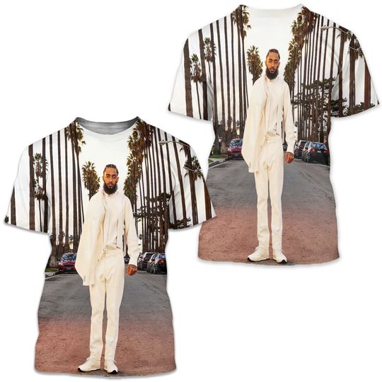 Nipsey Hussle  Trees -All over print t shirt