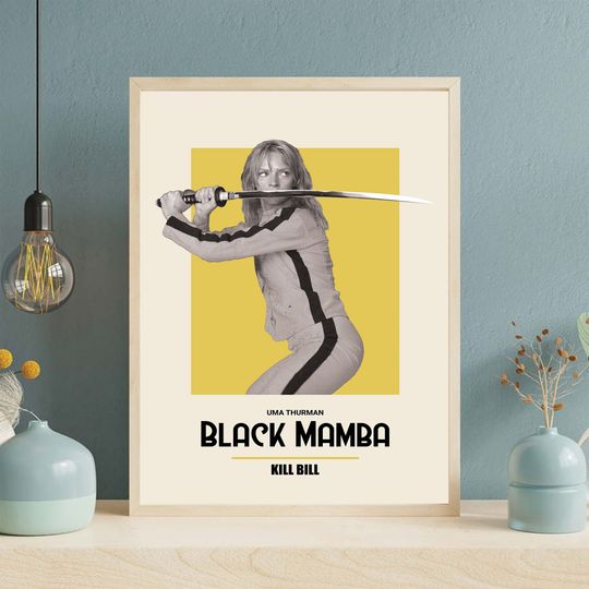 Uma Thurman Kill Bill Premium Matte Vertical Poster