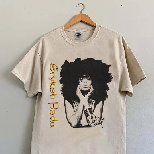 Unfollow me concert, Erykah Badu tee, Erykah Badu Shirt