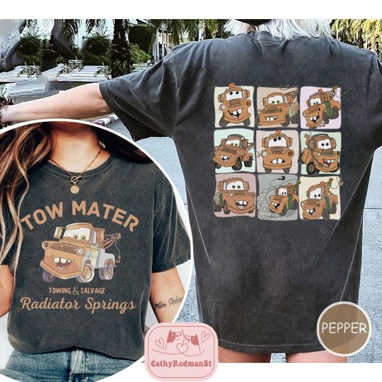 Two-Sided Tow Mater Shirt, Disneyland Family Shirt