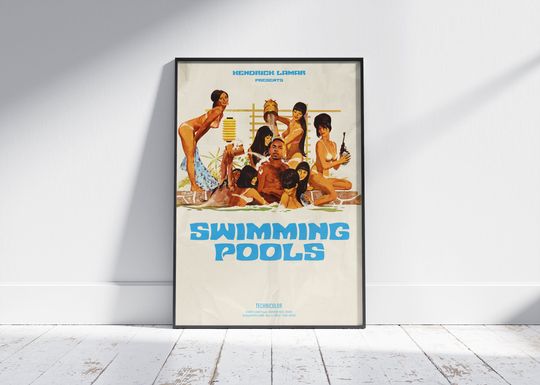 Kendrick Lamar Swimming Pools Vintage Movie Poster
