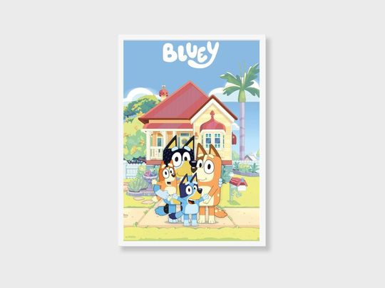 Discover BlueyDad Family Poster