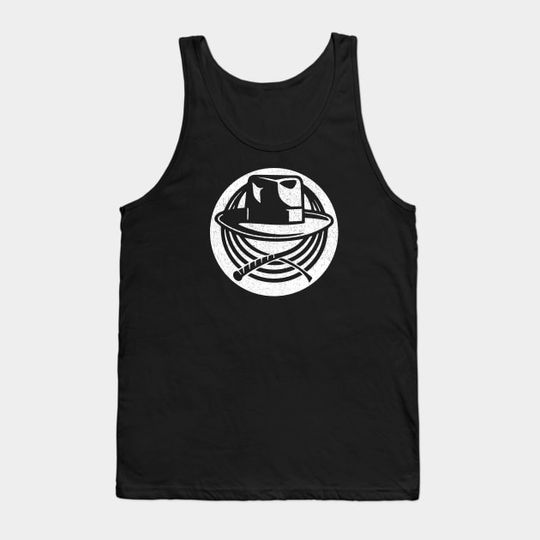 Indiana Jones - Hat and Whip - Indiana Jones - Tank Top