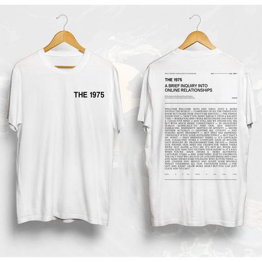 The 1975 Unisex T-Shirt: A Brief Inquiry (Back Print)