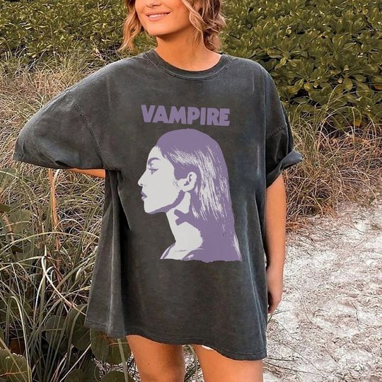 Discover Vintage Olivia Rodrigo T-Shirt, Olivia Rodrigo Vampire Shirt