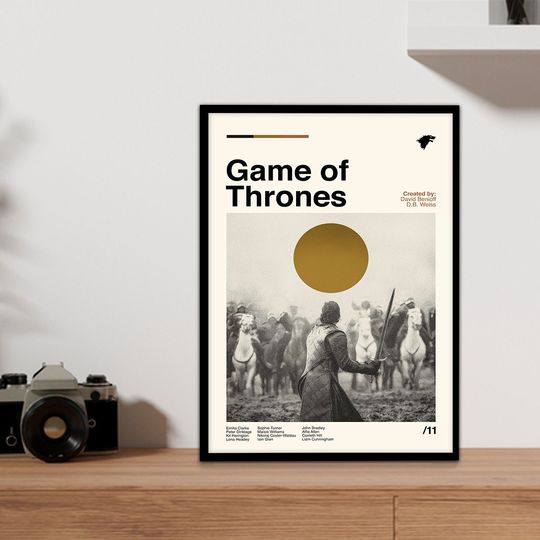 Game of Thrones Poster, Game of Thrones Print