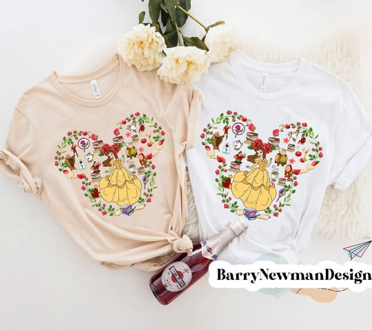 Beauty and The Beast Shirt, Beauty And The Beast Disney Movie Shirt