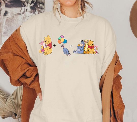 Winnie The Pooh Character Shirt, Disney Pooh Bear And Friends Shirt