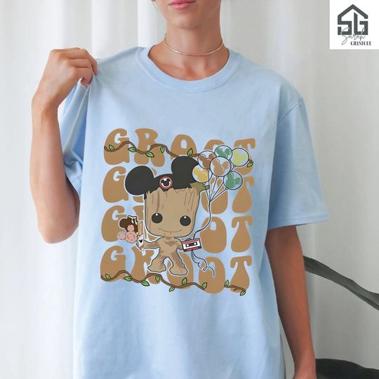 Disney Groot shirts, Cute Groot Disney mode T-shirt, Vintage Groot Tee Disney trip shirt