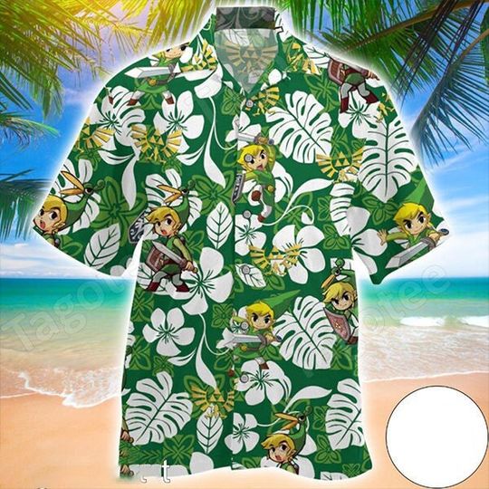 The Legend Of Zelda Hawaii Shirt Summer Button Up Shirt