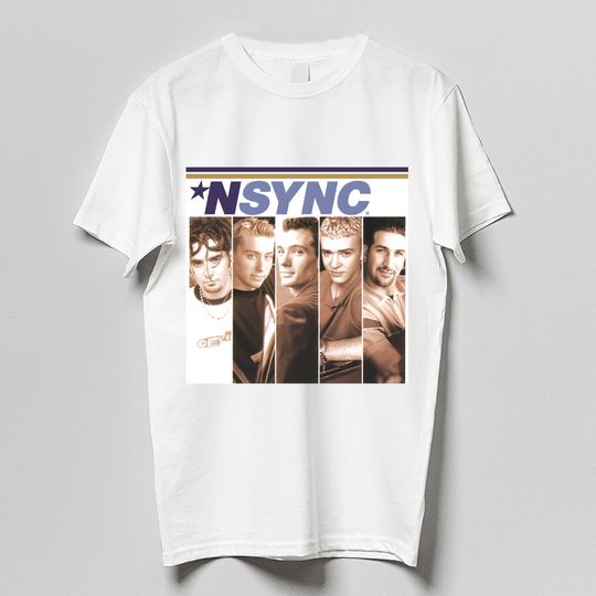 Vintage Nsync Boy Band Album Graphic 90s T Shirt