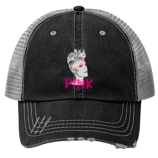 P!nk Pink Singer Summer Carnival 2023 Tour Trucker Hats, Trustfall Album Trucker Hats, Pink Tour Trucker Hats
