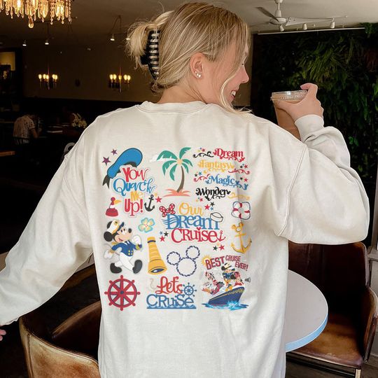 Disney Cruise Family Vacation 2023 Sweatshirt, Disney Cruise Group Sweatshirt