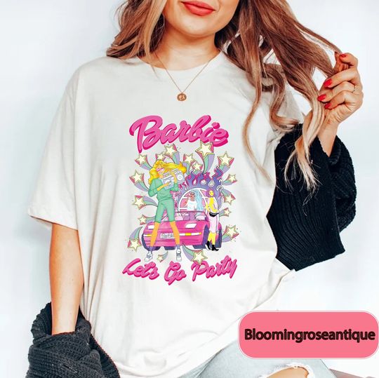 Retro Come On BARBIE Let's Go Party Shirt, Barbie Shirt, Bachelorette Party Shirt