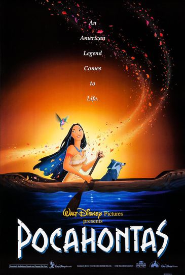POCAHONTAS Movie Poster Disney