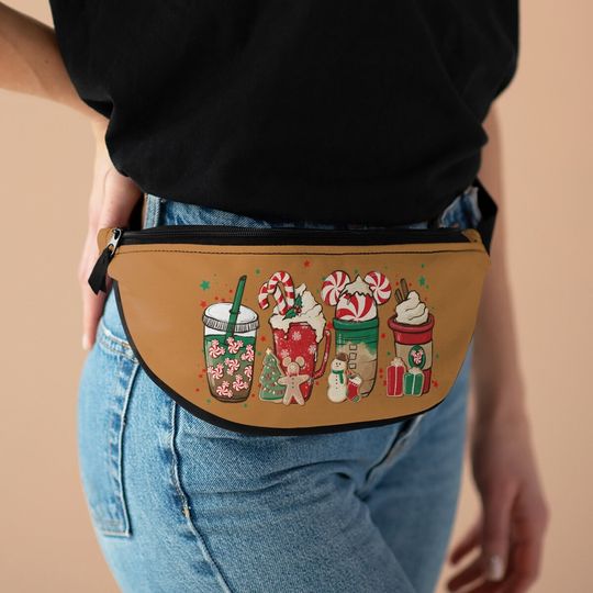 Cute Christmas Disney Fanny Pack - Fancy Christmas Drinks Disney