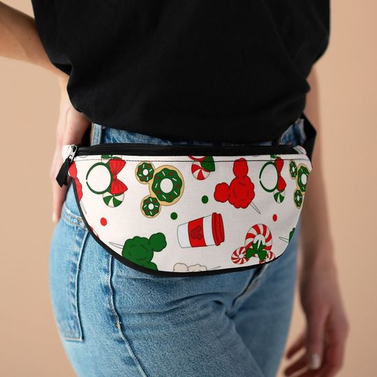 Disney Christmas Fanny Pack, Christmas Cute Disney