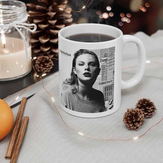 Taylor's 'Reputation' Album Cover Coffee Mug