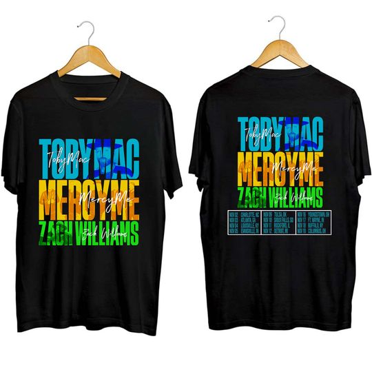 Discover TobyMac Shirt, MercyMe and Zach Williams 2023 Tour Shirt, Zach Williams Fan Shirt