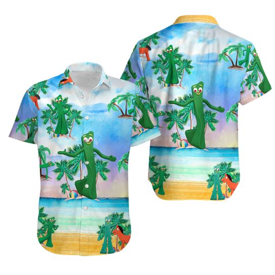Gumby Hawaiian Shirt, Beach Hawaii Family Shirt