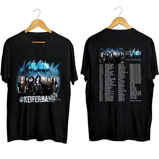 Discover Tom Keifer, Keifer Band, Live Loud 2023 Tour Shirt