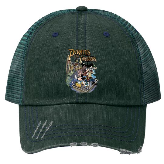 Disney Trucker Hats, Pirates Of The Caribbean Trucker Hats, Mickey and Friends Trucker Hats