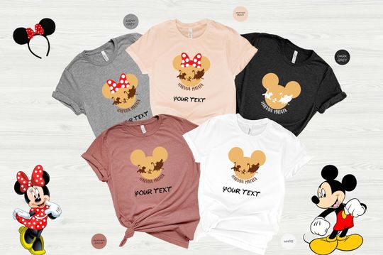 Hakuna Matata Safari Trip T-Shirts, Disney Animal Kingdom Safari Couple Shirts