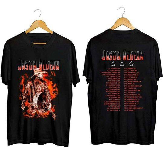 Vintage Jason Aldean Fans Shirt, Jason Aldean Highway Desperado Tour 2023 Shirt