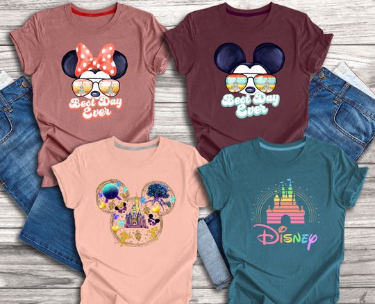 Disney Vacation Shirt, WD1, Best Day Ever Shirt, Family Disney Trip Shirt, Disney Retro Castle Shirt