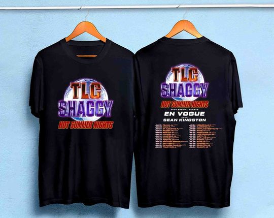 TLC and Shaggy Hot Summer Night Tour 2023 Shirt, Hot Summer Night Concert Shirt