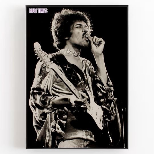 JIMI HENDRIX High Times Magazine Poster Iconic Legendary Guitar Hero