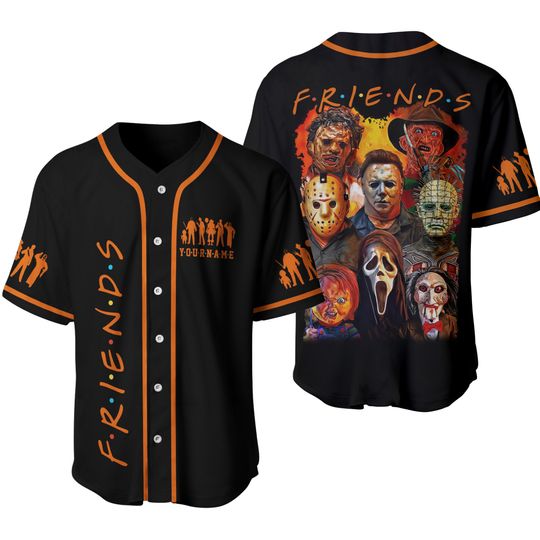Personalized Horror Baseball Jersey, Freddy Krueger Jersey