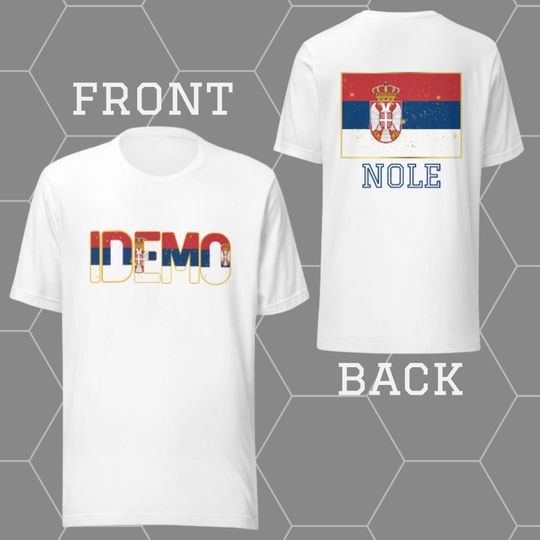 Novak Djokovic Inspired Shirt Nole Lovers Tshirt Idemo Nole