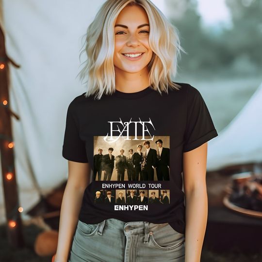 En World Tour Fate Tshirt ,Enhypen World Tour Fate Hoodie, Dark Blood Enhypen Tshirt, Enhypen World Tour 2023 Tshirt