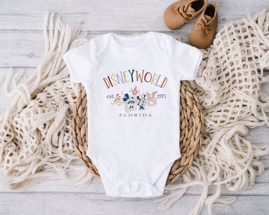 Retro Disneyworld Onesie, Florida Toddler Shirt